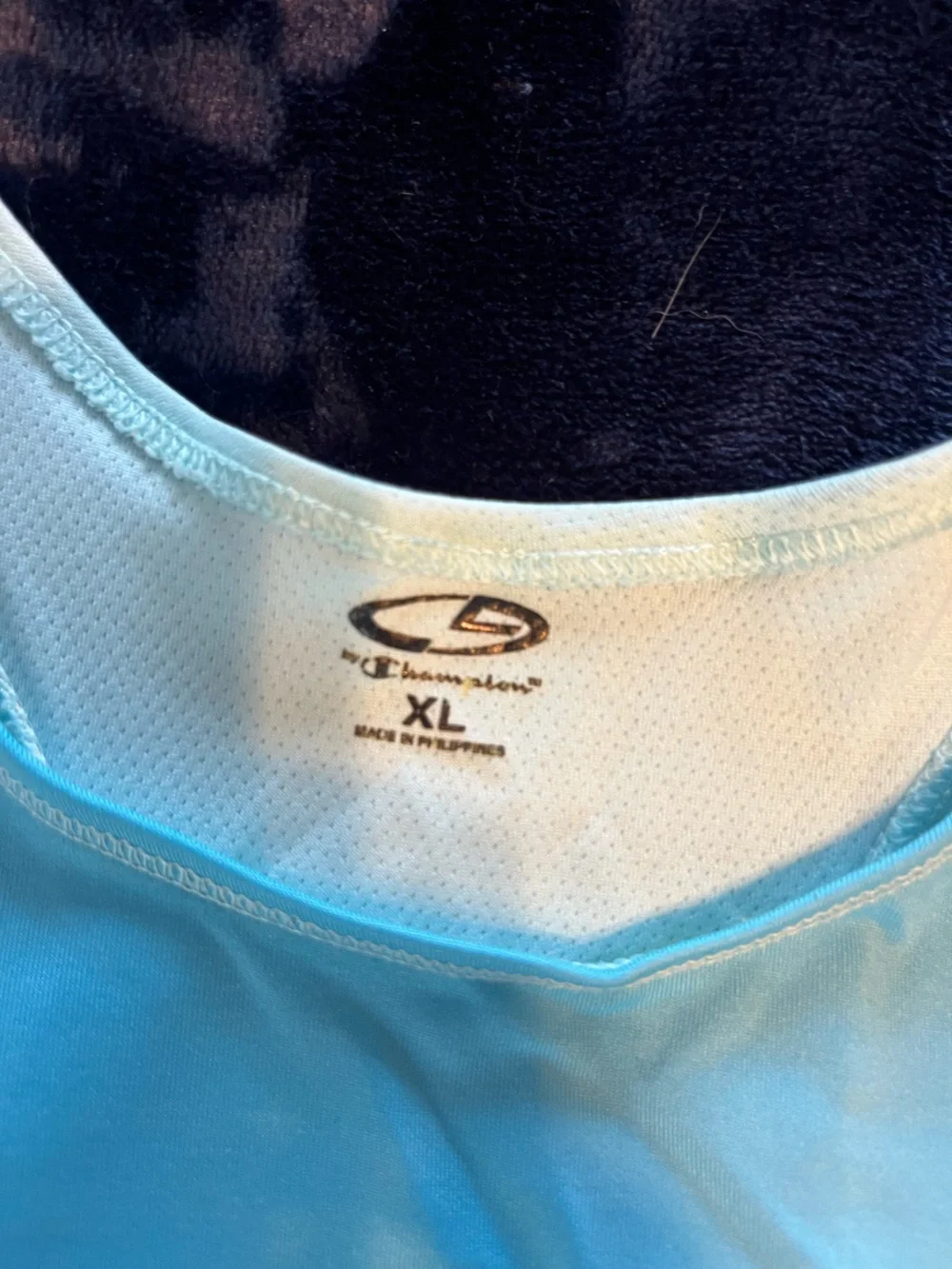 Light Blue Athletic Tank and Skort Set